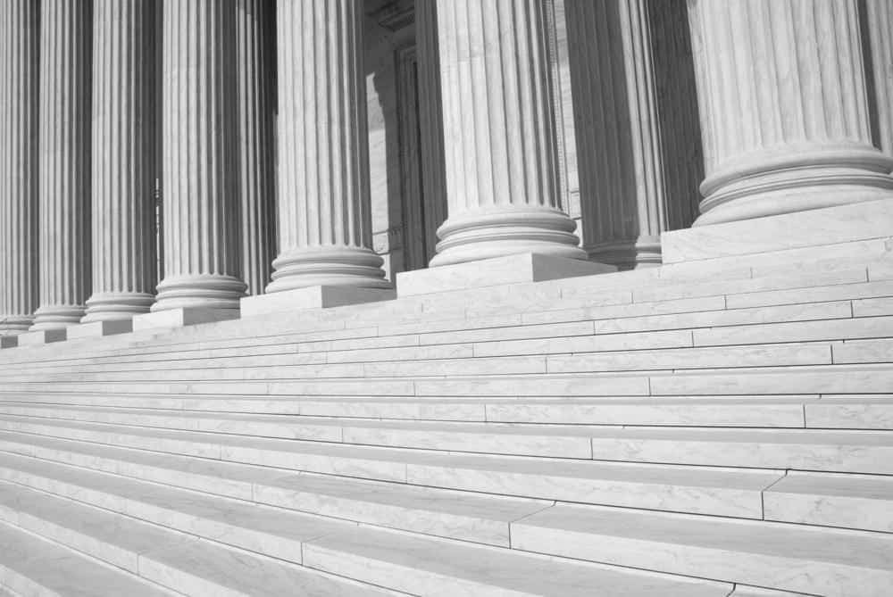 Courthouse steps