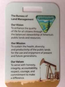 BLM Vision Card (front)