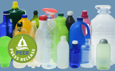 Tens of Millions of Plastic Containers Treated with Fluorine Gas Leach Toxic PFAS Chemicals into Art and Cleaning Supplies, Food, and Other Household Products