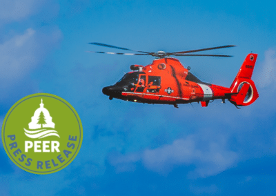 Noisy Coast Guard Copters Hover Over Golden Gate Park