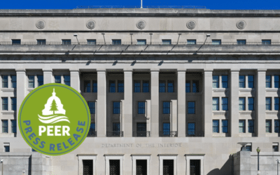 Sudden Freeze on Interior Department Spending